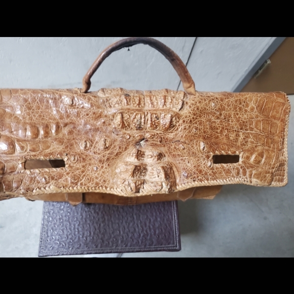 Briefcase handmade (30yrs old) - Picture 4 of 5